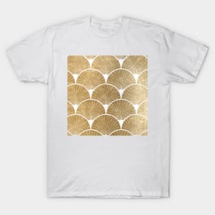 Art Deco elegance - golden fan II T-Shirt